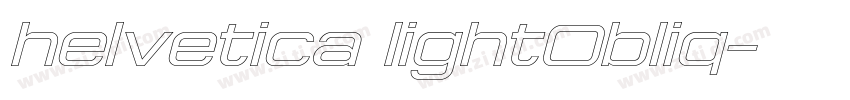 helvetica lightObliq字体转换 helvetica lightObliq字体转换